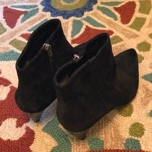 Black Leather/Suede 8.5 booties